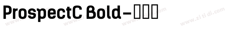 ProspectC Bold字体转换